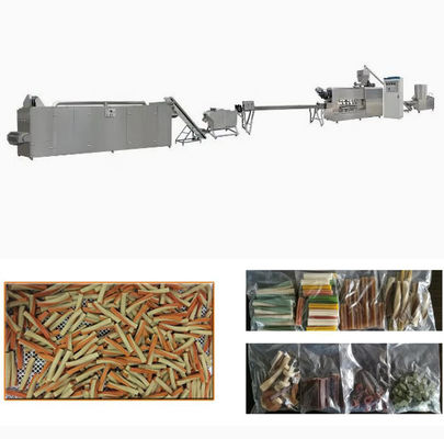 पूरी तरह से स्वचालित कुत्ता खाद्य प्रसंस्करण के उपकरण फ़ीड गोली Extruder