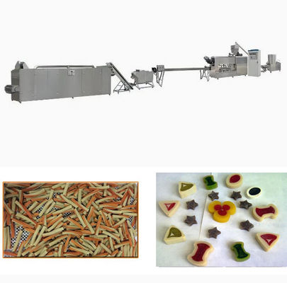 सतत और स्वचालित डॉग खाद्य Extruder एकल स्क्रू extruder खाद्य प्रसंस्करण लाइन