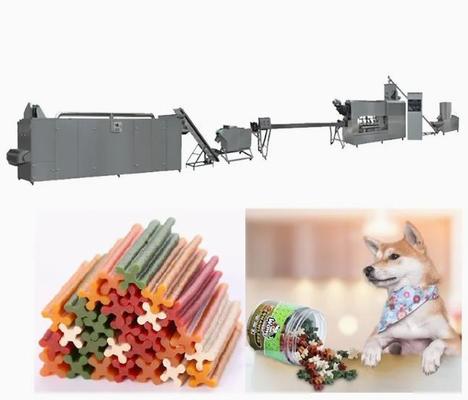 सतत और स्वचालित डॉग खाद्य Extruder एकल स्क्रू extruder खाद्य प्रसंस्करण लाइन
