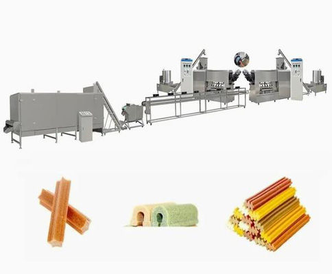 पूरी तरह स्टेनलेस स्टील ट्विस्ट कुत्ता खाद्य Extruder मशीन, पालतू एक्सट्रूज़न मशीन