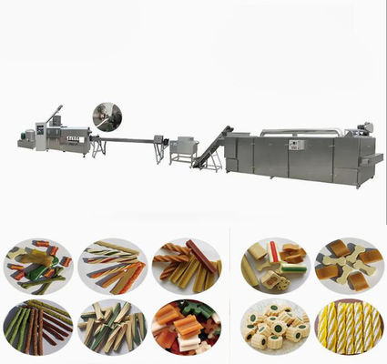 चिकित्सकीय देखभाल कुत्ता चबाने वाली हड्डियों पालतू नाश्ता खाद्य Extruder प्रसंस्करण उपकरण