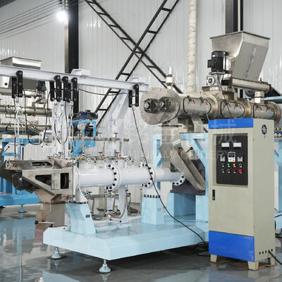 100-3000kg/Hr Industrial Automatic Sinking Floating Fish Feed Wet Dry Animal Pet Dog Cat Food Manufacturing Processing Extruder Production Line Making Machine for sale