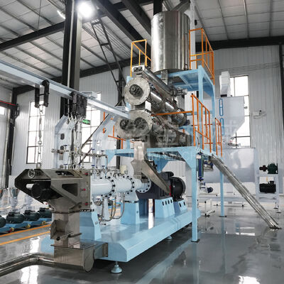 100-3000kg/Hr Industrial Automatic Sinking Floating Fish Feed Wet Dry Animal Pet Dog Cat Food Manufacturing Processing Extruder Production Line Making Machine for sale