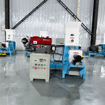 फ़ीड बचाता है और अत्यधिक कुशल है! डीजल चालित फ्लोटिंग फिश फ़ीड एक्सट्रूडर मशीन और फिश फ़ीड पेलेट मशीन