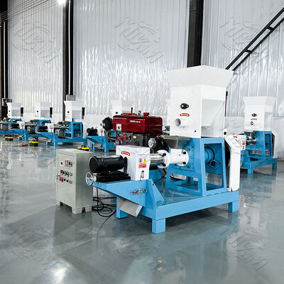 मिकिम डीजल फिश फ़ीड पेलेट एक्सट्रूडर मशीनः शक्तिशाली + कम ईंधन की खपत, मछली फ़ीड पेलेट उत्पादन लागत को आधी कर देती है