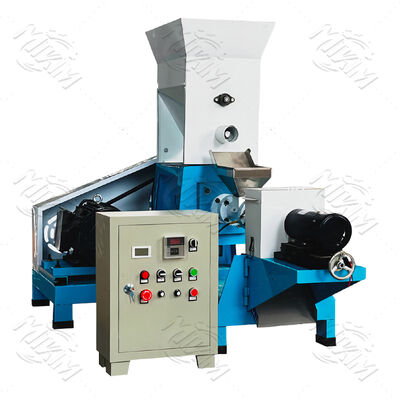 small single Screw Floating Fish Feed Extruder Machine for Home Use and Plant Cutter Type Fish Feed Pellet Extruder