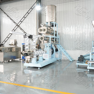 स्वचालित तैरती मछली खाद्य एक्सट्रूडर कुत्ता खाद्य गोली बनाने फ़ीड मशीन संयंत्र