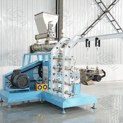 उच्च क्षमता ट्विन स्क्रू वेट एक्सट्रूडर मशीन फ्लोटिंग फिश फीड और पेट फूड उत्पादन के लिए ट्विन स्क्रू वेट एक्सट्रूडर / एक्सपैंडर