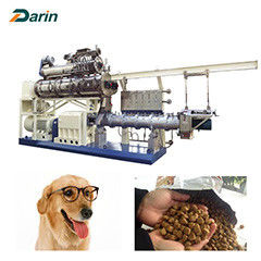 कुत्ते के व्यवहार के लिए पीएलसी नियंत्रण 5ton 150 किग्रा / घंटा पालतू भोजन बाहर निकालना मशीन Machine