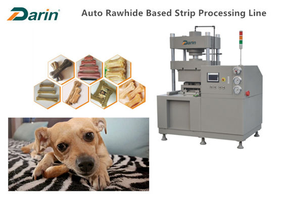 स्टेनलेस स्टील प्राकृतिक राहाइड अस्थि कुत्ता खाद्य निर्माता मशीन / पंचिंग मशीन