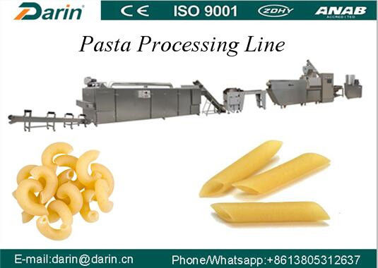 सीई प्रमाणित स्वचालित इटली पास्ता / मैकरोनी उत्पादन लाइन क्षमता 250kg प्रति घंटे के साथ