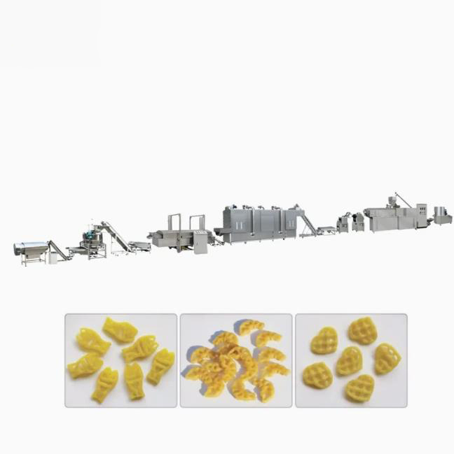 फ्राइड एक्सट्रूडेड 3 डी पेलेट स्नैक एक्सट्रूडर मशीन सीई के साथ