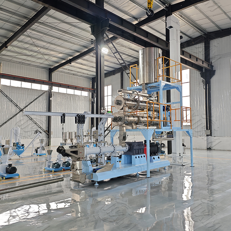 सीई और आईएसओ9001 के साथ उच्च क्षमता पादरी पालतू खाद्य एक्सट्रूडर मशीन