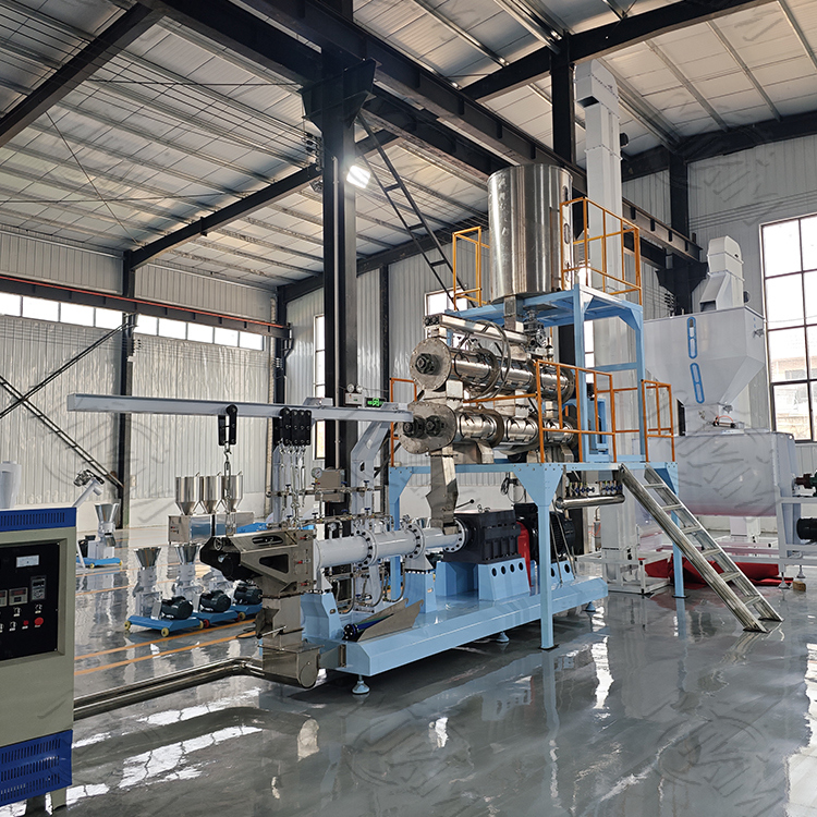 मछली पालतू खाद्य Extruder उत्पादन लाइन, कुत्ते खाद्य निर्माता मशीन