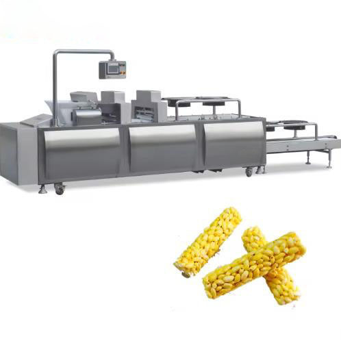 नई डिजाइन स्वत: अनाज कैंडी बार बनाने की मशीन / फूला हुआ चावल अनाज बार निर्माता