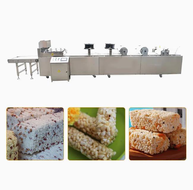 छोटे बढ़ते कैंडी चावल अनाज बार बनाने की मशीन, चावल पफिंग मशीन