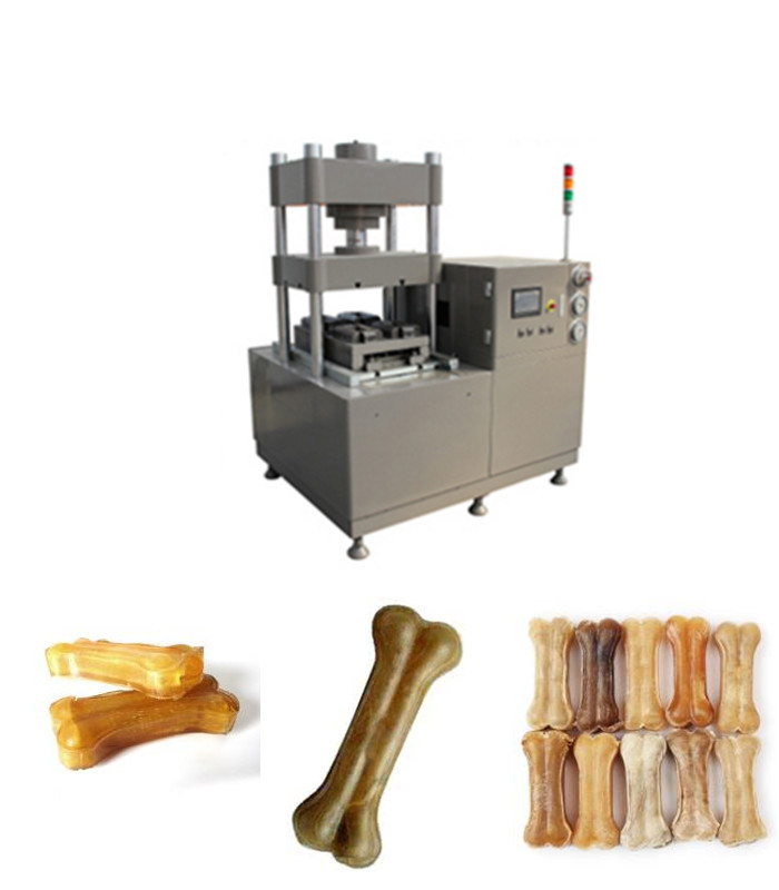 MK60T ग्रीन हाइड डॉग च्यूइंग प्रेस्ड रॉहाइड बोन्स मेकिंग मशीन