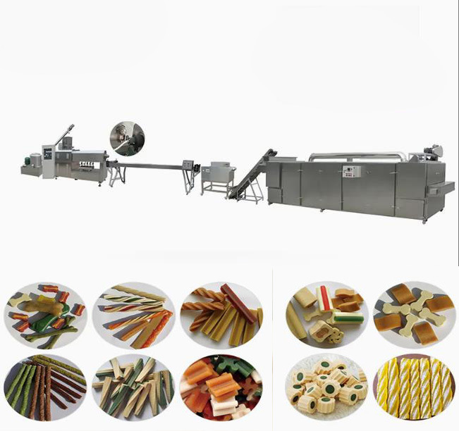 चिकित्सकीय देखभाल कुत्ता चबाने वाली हड्डियों पालतू नाश्ता खाद्य Extruder प्रसंस्करण उपकरण