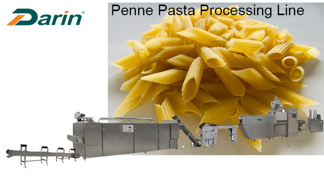 पास्ता पेन उत्पादन लाइन एक्सट्रूज़न 100 - 150 किग्रा / घंटा